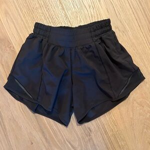 Lululemon Black Hotty Hot Shorts